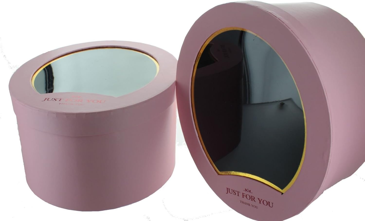 see through hat boxes