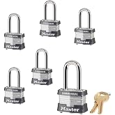 Master Lock - (6) Keyed Alike Locks w/ 12 Keys, 3KALF-6