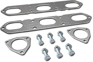 Auto Dynasty Aluminum Exhaust Manifold Header Gasket Set Compatible with 97-08 Porsche Boxster/911/Cayman Non-Turbo