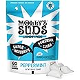 Molly's Suds Laundry Detergent Pods | Clean Detergent for Sensitive Skin | Ultra Concentrated and Stain Fighting | Peppermint - 60 Count