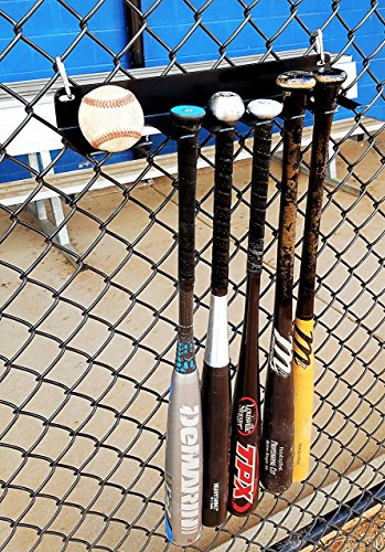 image for IRON AMERICAN ALPHA Bat Rack (Multi-Purpose) Fence & Wall Mounted STEE