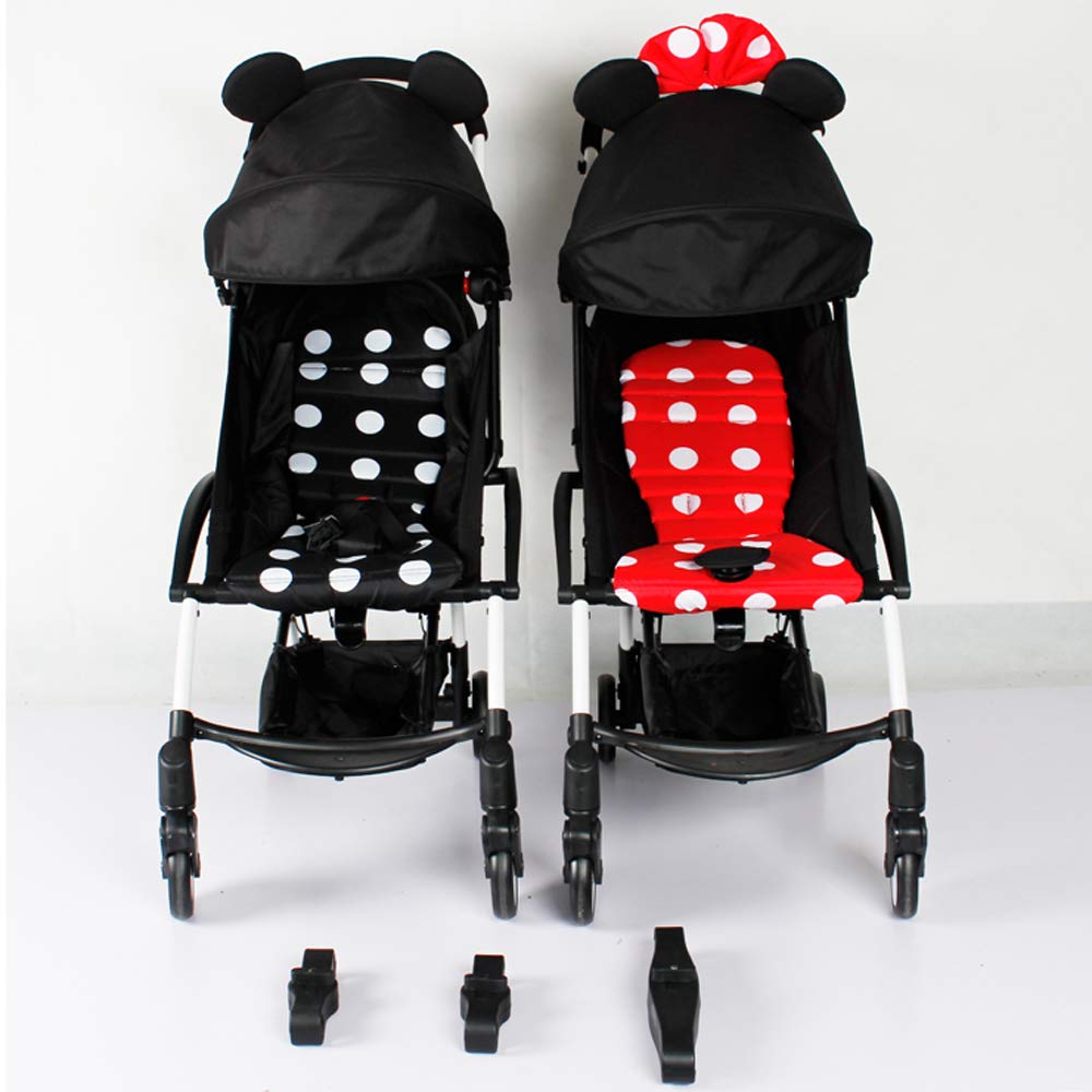 Stroller Connectors Compatible for Babyzen YOYO YOYO+ Strollers, Turns Two Single Strollers into a Double Stroller