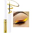 Corleone Glitter Liquid Eyeliner, Metallic Change Color Rainbow Eyeliner Gel MultiColor Highly Pigmented Waterproof Longer-Lasting Colorful Eye Liner Gift Kit for Women and Girls