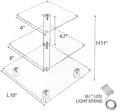 Cupcake Display Stand, 3 tier Cupcake Tower for 24