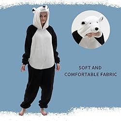 COSUSKET Fitted Unisex Adult Bear Onesie