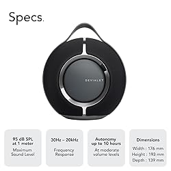 Devialet - Mania Portable Smart Speaker- Black
