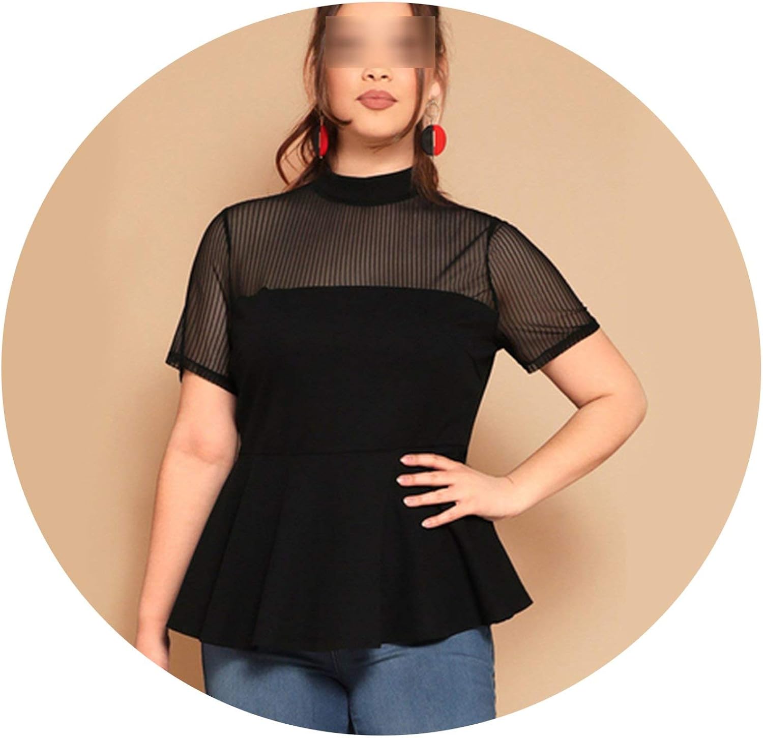 suit blouses plus size