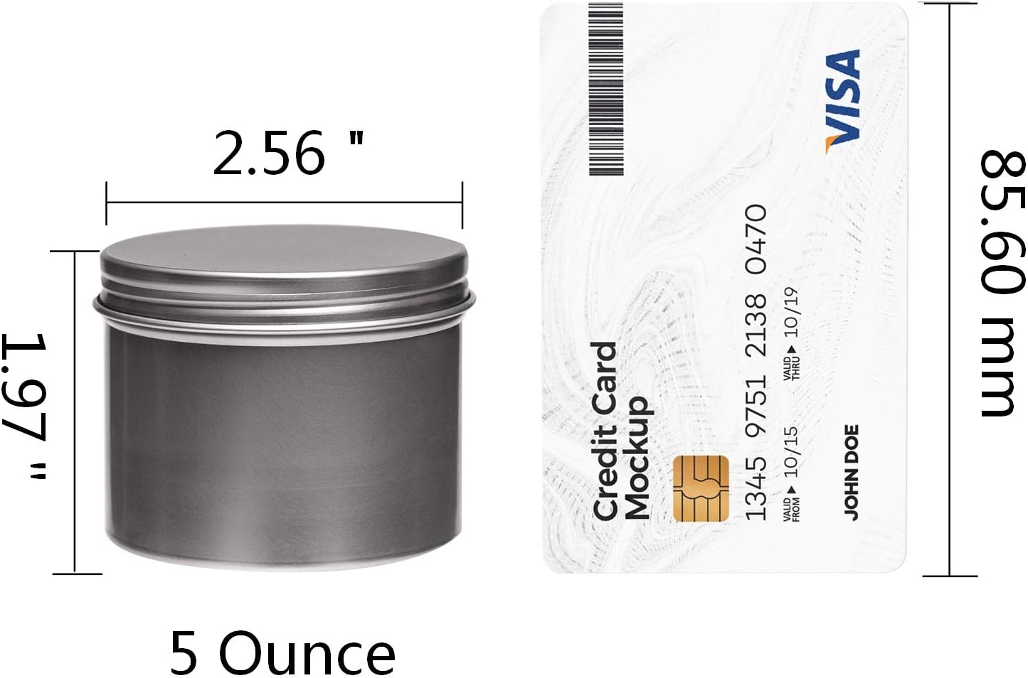 Download Amazon Com Fizz 5oz Tin Cans Aluminum Tins Containers 150ml Round Metal Tins Candles Tins Jars Food Tins Lip Balm Containers With Lids For Arts Crafts Storage And More Silver