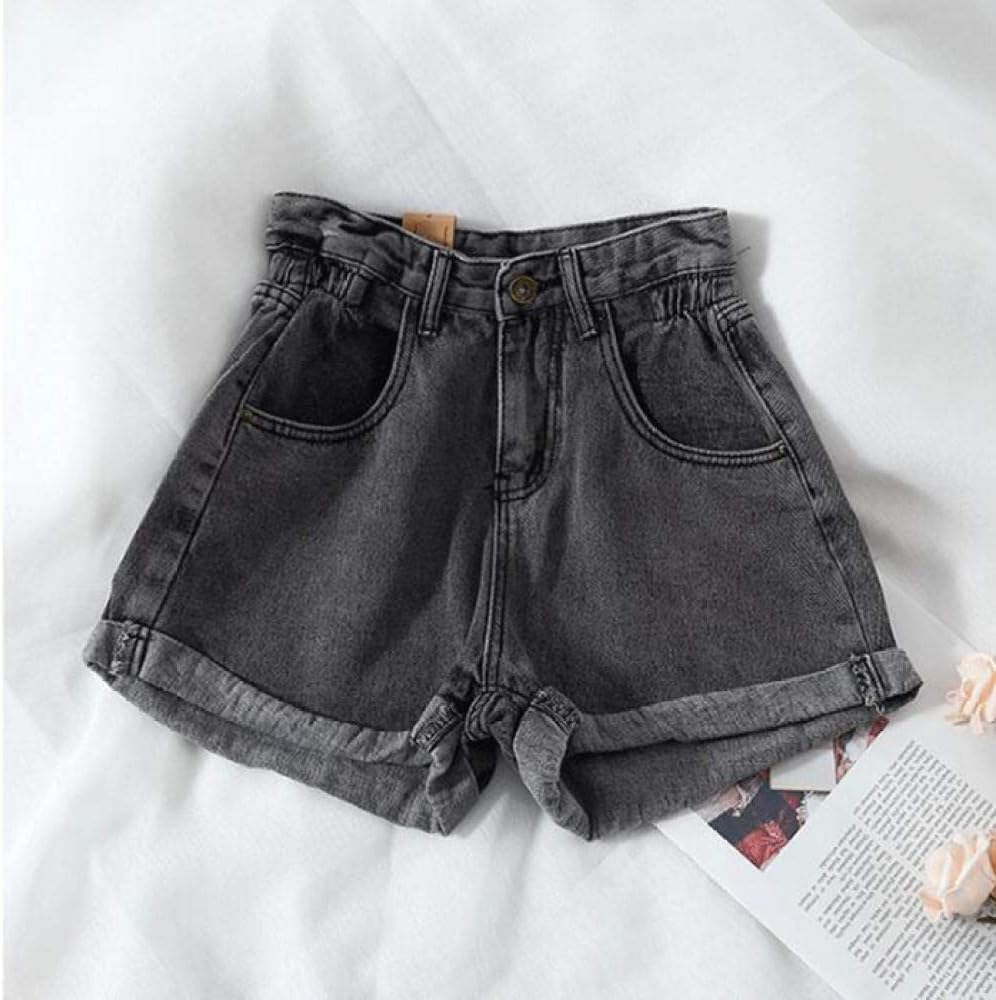 wide leg denim shorts womens