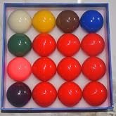 TGA Sports Billiard Balls Pool Table Ball Set 2-1/4 inch Snooker Balls Set | Phenolic resin