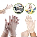 EuroMarksGlobal 500 Clear Vinyl Gloves Powder Free Latex Free Food Medical view 5