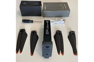 Bingchat Drone Accessory, Battery and Propellers Kits Accessories with Charging Cable AE Serials Professional Drone