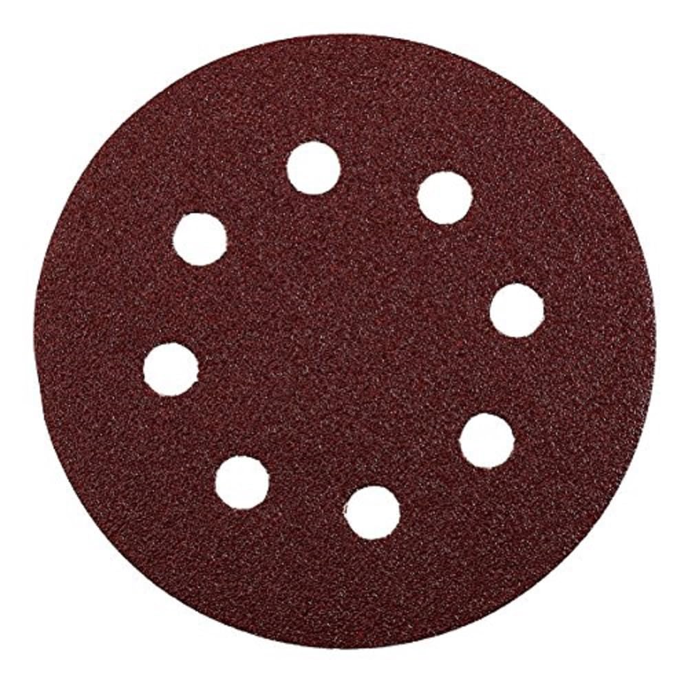 kwb Grinding Disc Ø 125 Mm Made Of High-Grade Corundum With Grit Size 60, tool-Free Change, High-Quality Synthetic Resin Bond and Reinforced Paper Backing for Coarse Sanding Of Wood and Metal