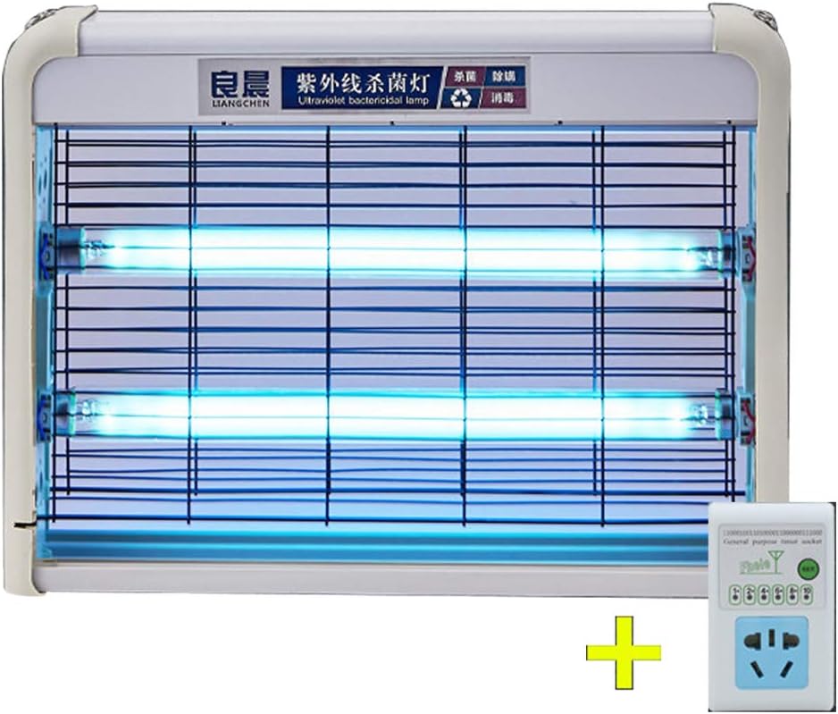 Ozone UV Disinfection Lamp/Mobile Portable Sanitizer Light/Germicidial Lamp,Air Purifier/Kill Mold Bacteria/Anti-Bacterial Rate 99%,for Car/Household/School/Hotel/Pet Area