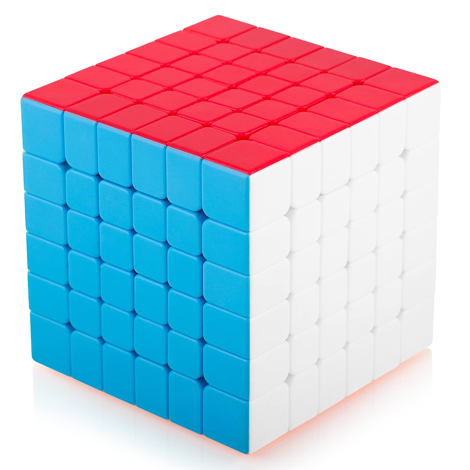 Maomaoyu Speed Magic Cube Stickerless 6x6 6x6x6 Smooth Magic Cube 3D Twist Brain Teasers Stocking Filler Toy — image 1