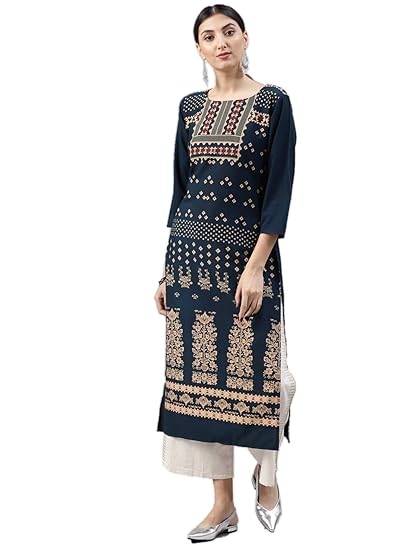Women's Crepe a-line Kurta