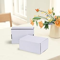 HORLIMER 9x6x4 Shipping Boxes Set of 30, White