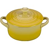 Le Creuset Stoneware Mini Round Cocotte, 8 oz., Soleil
