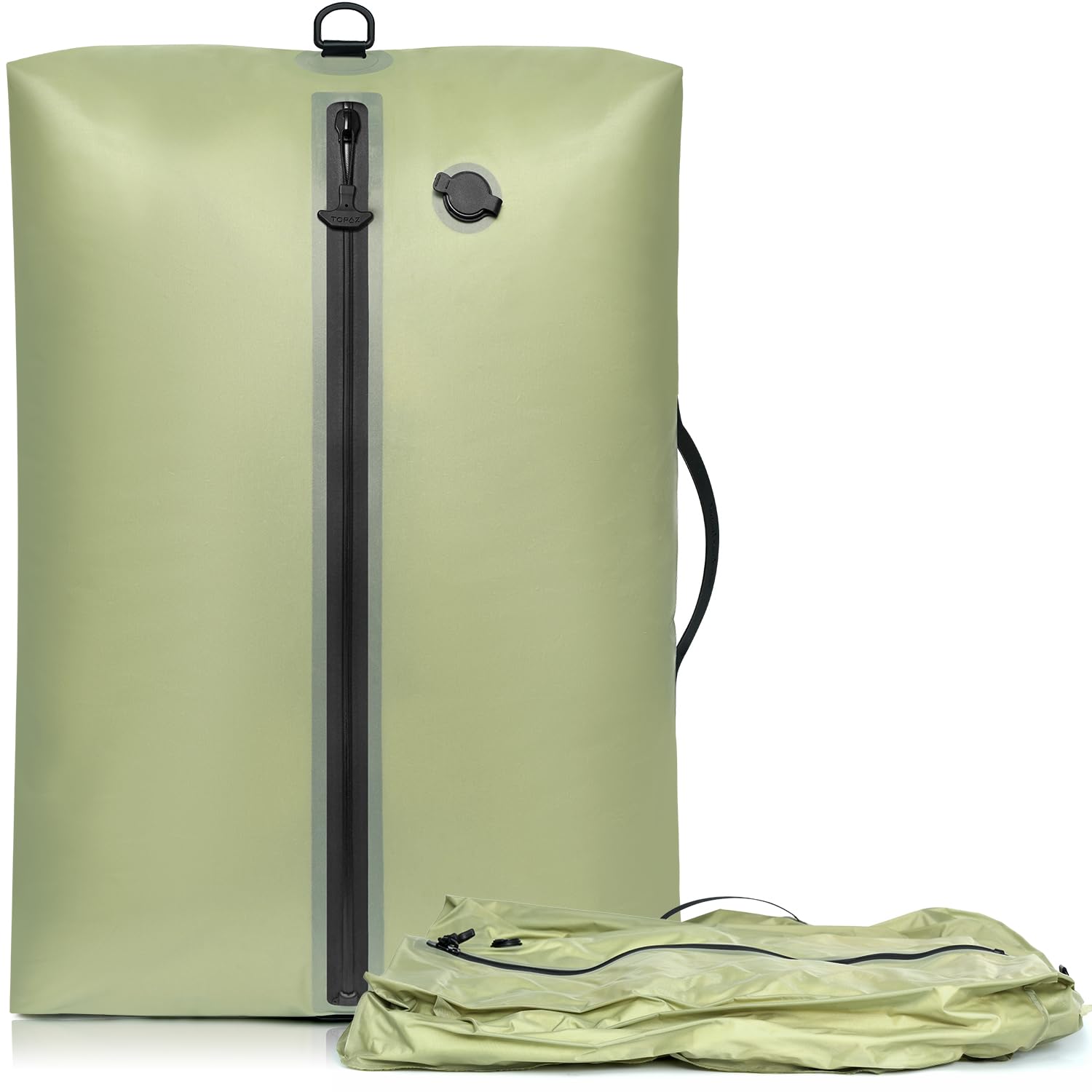 Photo 1 of BAGAIL TPU Vacuum Bag for Travel, Reusable Compression Bag with IPX8 Waterproof Zipper, Save Space for Suitcase, Backpack and Carry on (Green, ExtraLarge, No Pump)