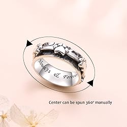 Ladytree Pet Paw Anxiety Relieve Spinner Rings