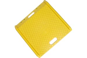 BISupply Portable Curb Ramp, Car Curb Ramp, Motorcycle Ramp, Threshold Ramp, Car Ramps Loading Ramps 4.5in 1-Pack