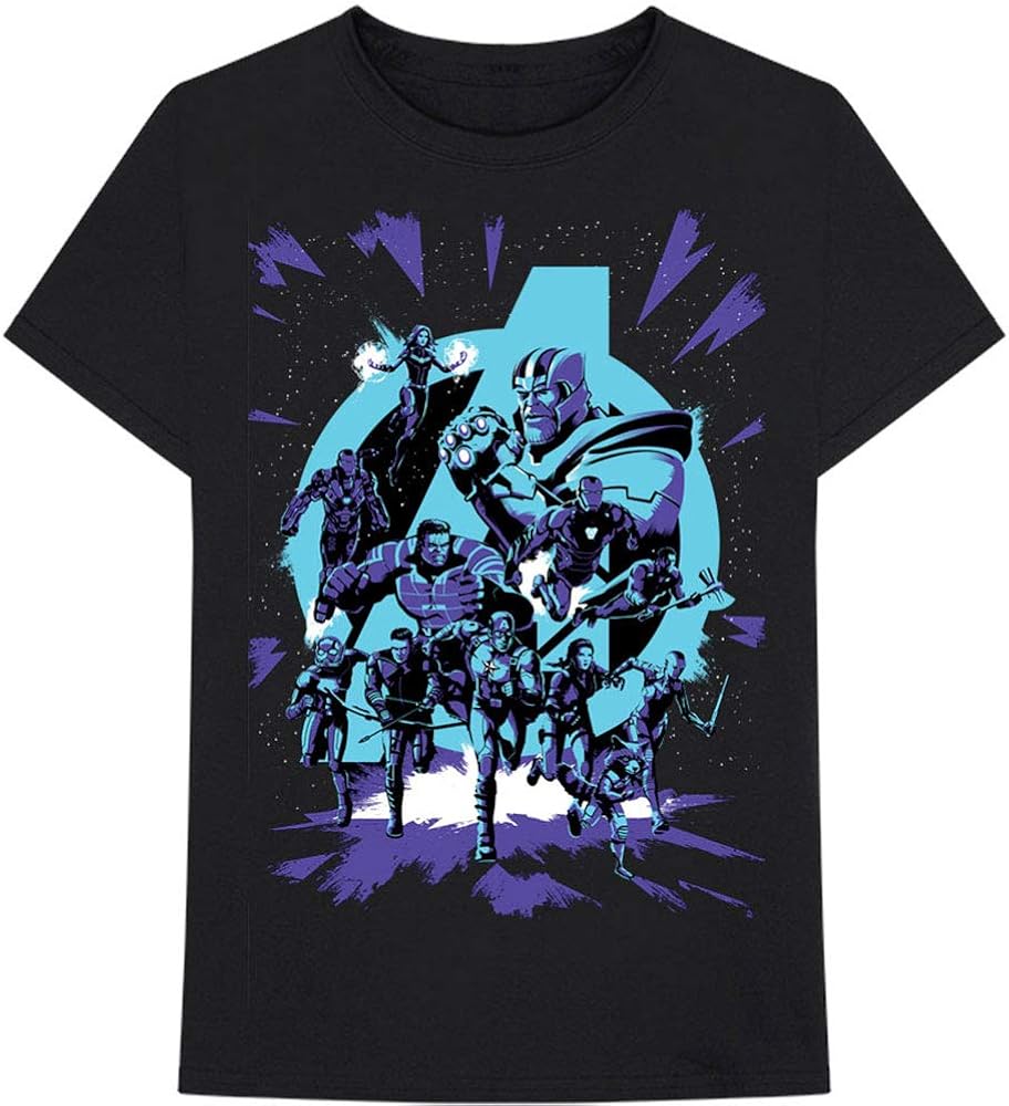 Marvel Comics Avengers Group Official Tee TShirt Mens Unisex Amazon
