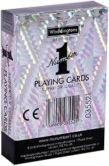 Waddingtons Number 1 Platinum Playing Cards – Plastic Waterproof Deck view 2