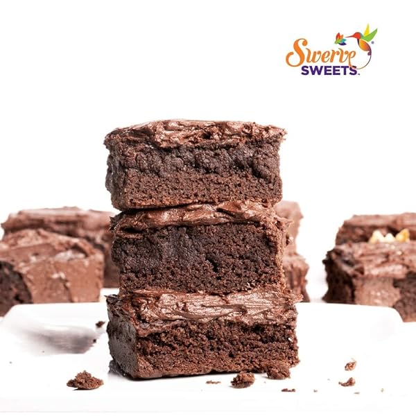 SWERVE SWEETS BROWNIE BAKING MIX – KETO DIET FRIENDLY, LOW CARB, GLUTEN FREE, EASY TO MAKE AND JUST 5G NET CARBS, 12 OZ (PACK OF 2)