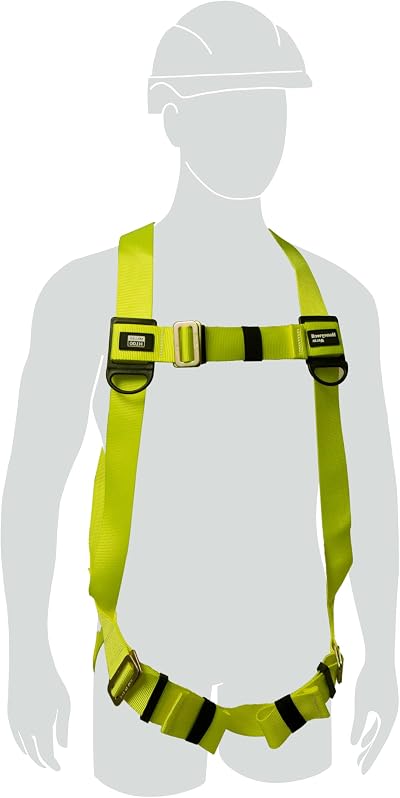 Miller H100 1 Point Safety Harness Universal Yellow 140kg Construction