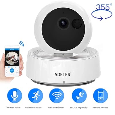 SDETER WiFi Baby Pet Camera, 1080P PTZ Surveillance Nigeria Ubuy