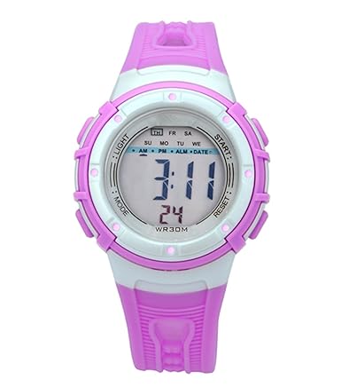 Vizion Digital Multi-color Dial Sports-Alarm-BackLight Watch For Kids-W-8556096-4