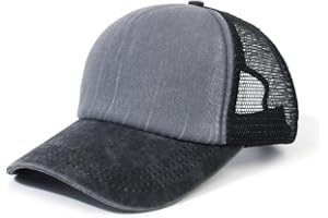 Cotton Cap Trucker Hat Vintage Baseball Cap Old School Adjustable Dad-Hat for Old School for Travel Fitness Workout