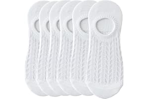 Women's 6 Pairs Mesh Low Cut Socks Ultra Thin Breathable Cotton Ankle Socks Athletic Running Casual No Show Socks
