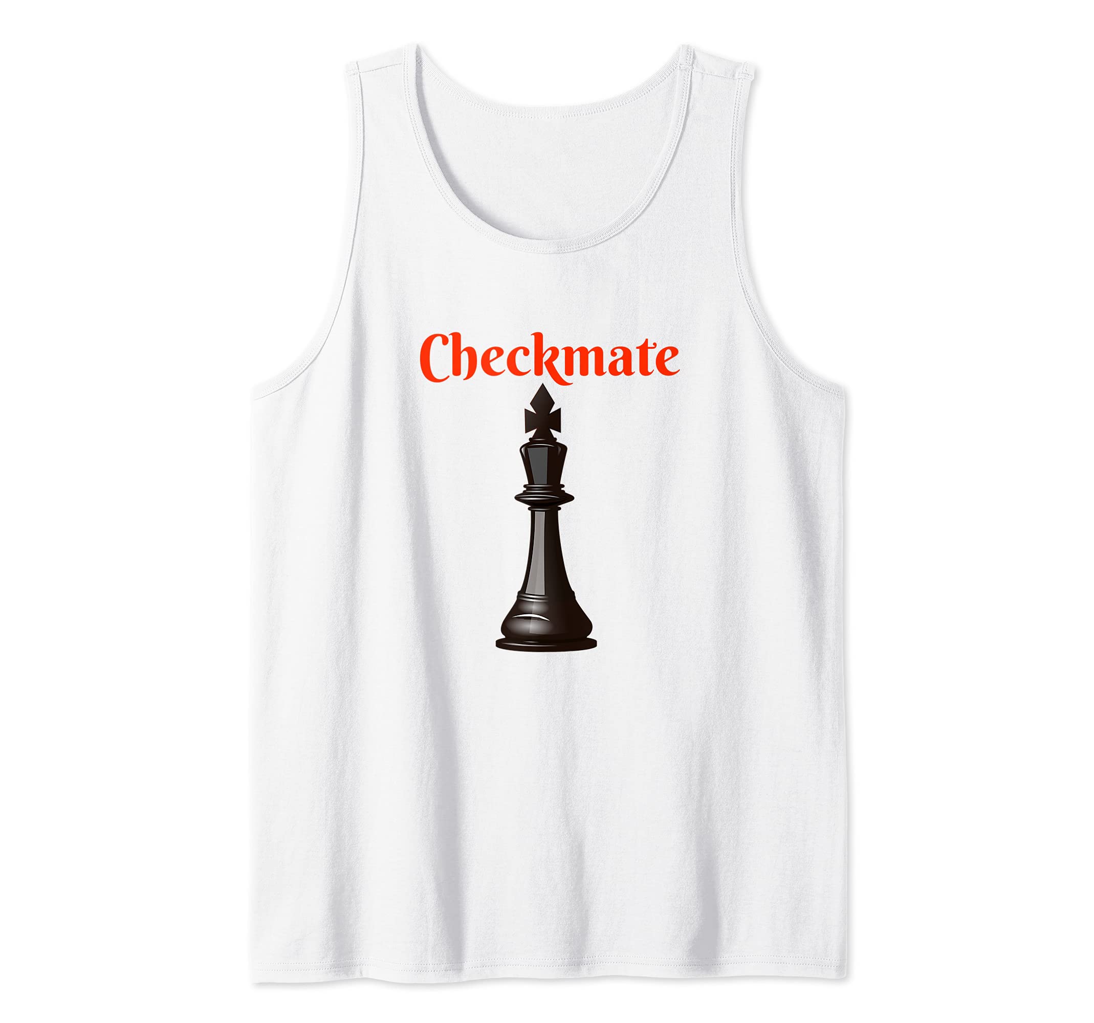 Checkmate Chess Piece Chess Queen King Game Tank Top