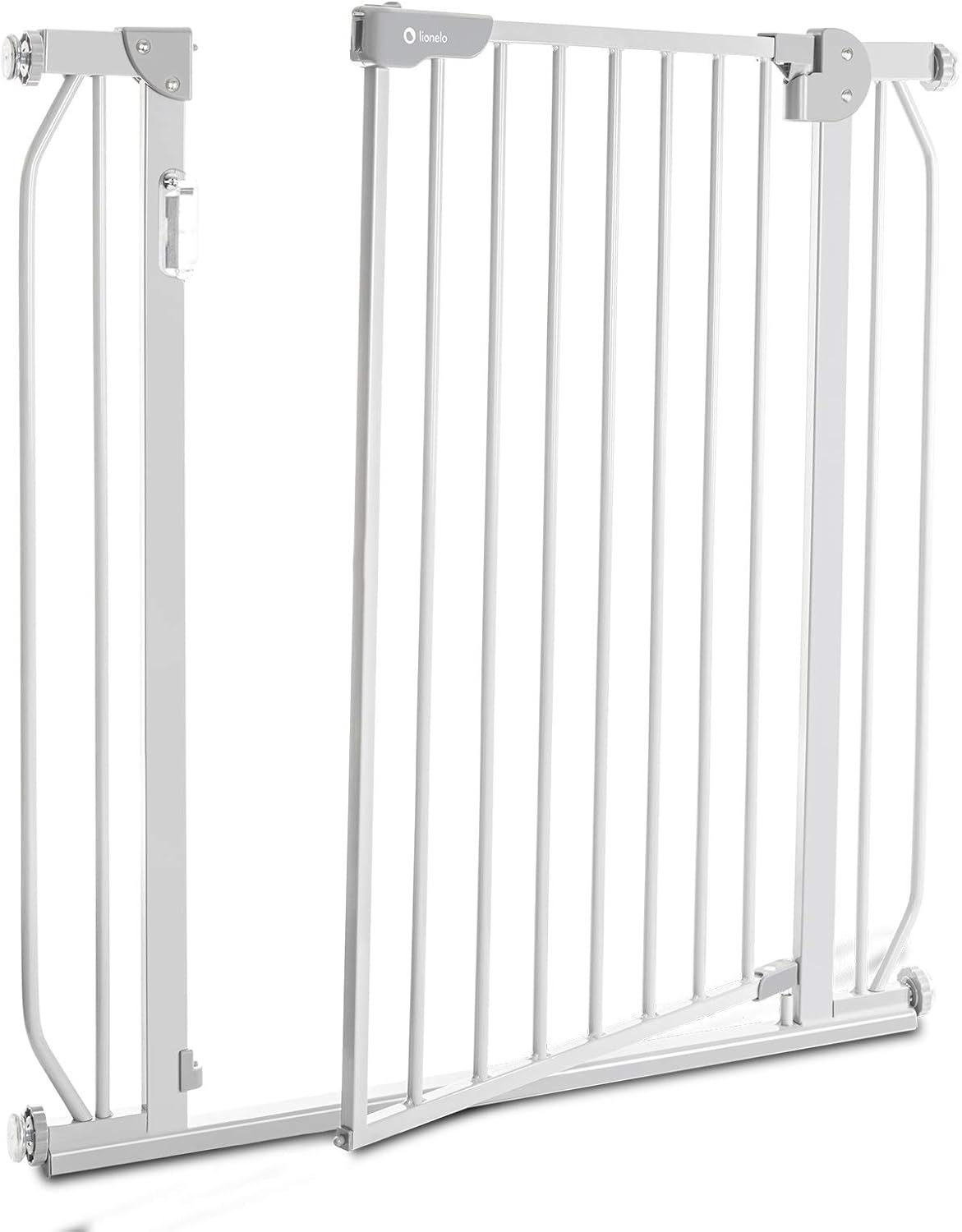 Lionelo Truus Slim LED, Two-Way Opening Baby Safety Gate with Integrated LED Light, Drill-Free Easy Installation - Image 4