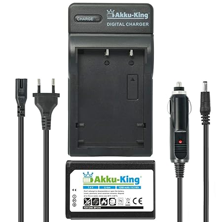 kj-vertrieb Ladegerät + Akku für Samsung NX10, NX100, NX11 - ersetzt BP-1310