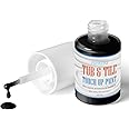 Specialty Tub and Tile Paint, Semi-Gloss Black Tub Paint for Bathtub, Quick-Dry Porcelain paint for Scratches & Chips on Porcelain, Acrylic, Enamel, Cast Iron, Bathtubs, Tiles, Sinks and Toilets(Black)