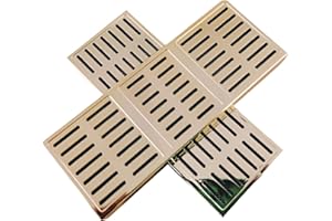 CSGTSWGS Cigar Humidor Humidifier, Gold Rectangle Design, 2-Pack, 6.53 x 2.56 Inches, Moisture Control for Tobacco