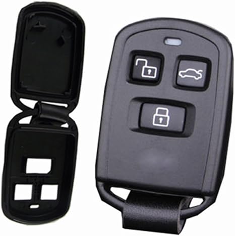 Amazon Co Jp Kemani リモートキーレスエントリーキーシェルフォブ ヒュンダイ サンタ用 チップなし ブラック 車 バイク