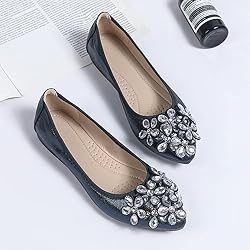 Hee grand Women Foldable Ballet Flats Bling