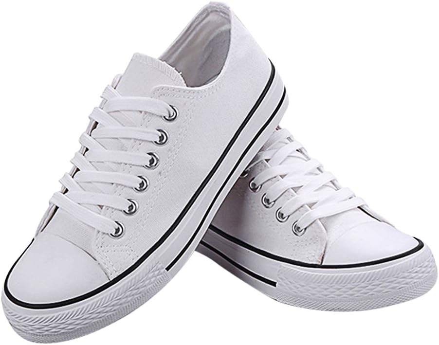 Another Summer Men's&Women's Classic Lace up Canvas Shoes