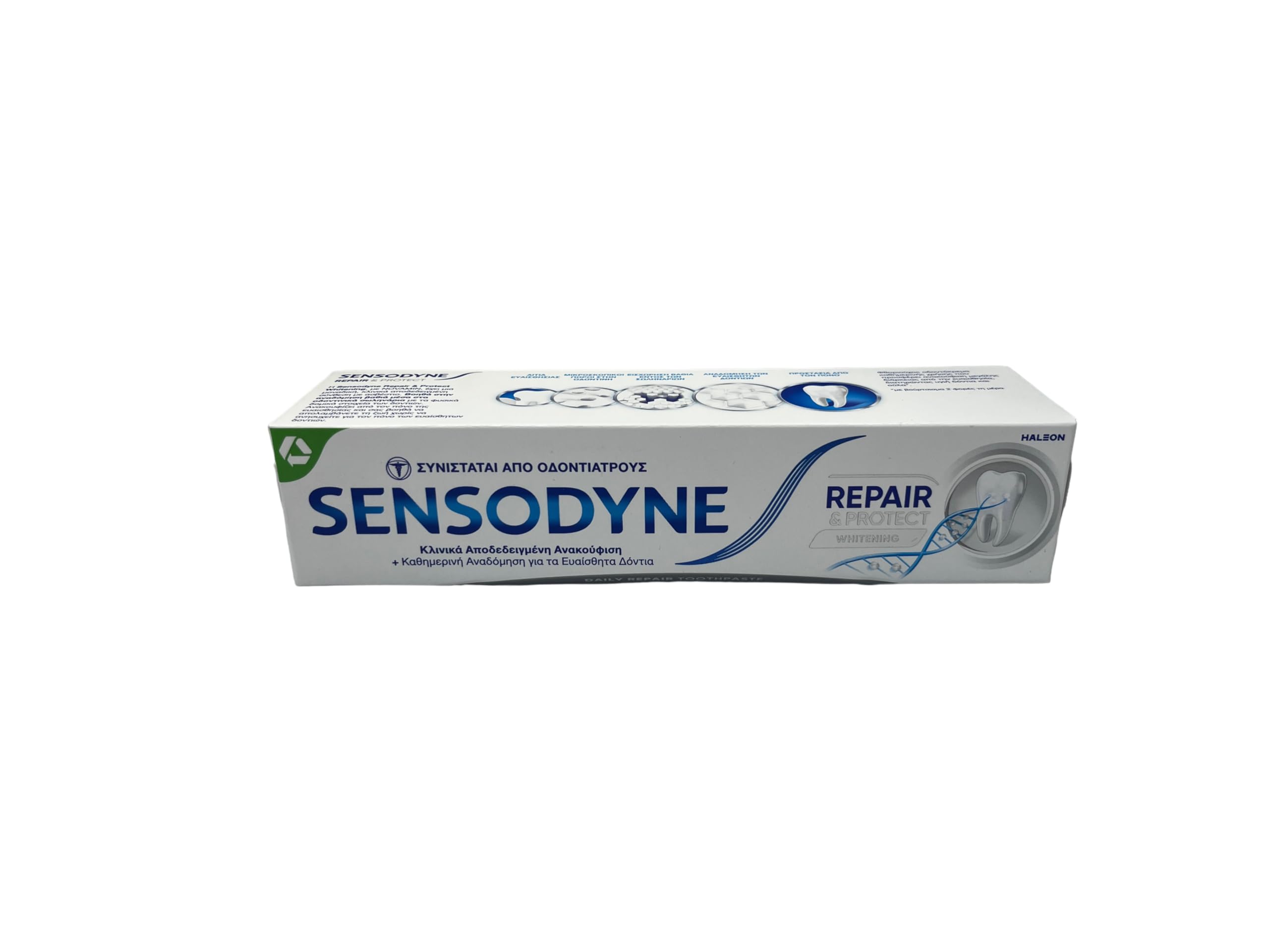 Sensodyne Whitening Sensitive Toothpaste, Repair & Protect Whitening, 75 ml, Pack of 3