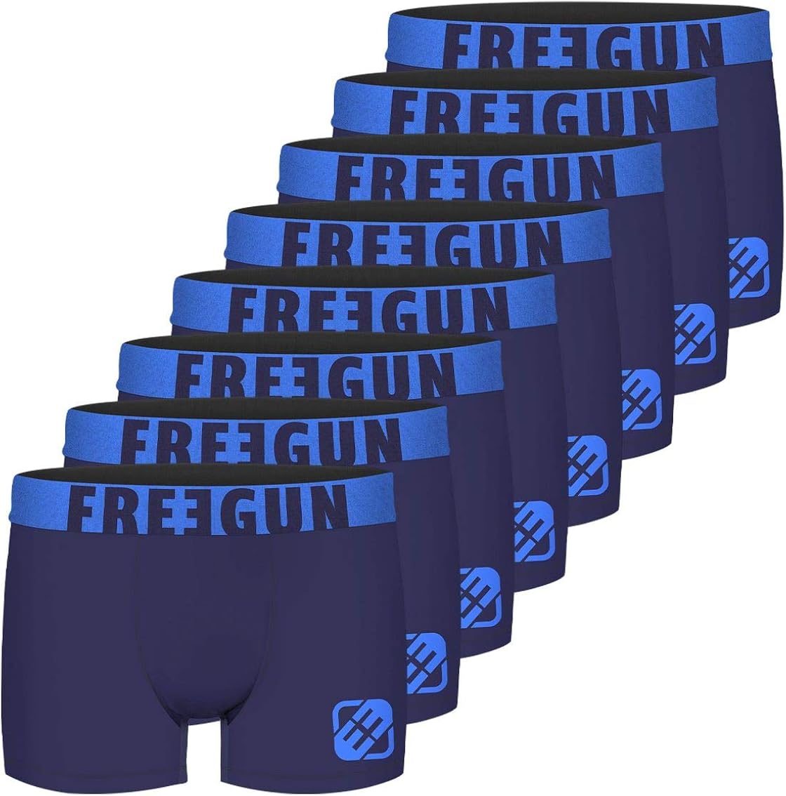 FREEGUN Men's Solid X8 Slip, Multicolored, XXL (Pack of 8) Amazon.co