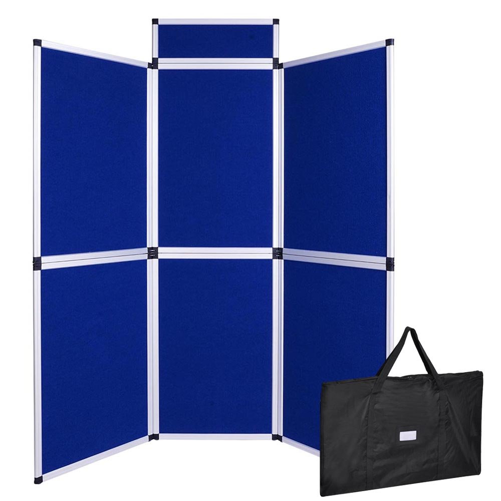 ReaseJoy Folding Display Board 6 Panels Portable Exhibition Stand and