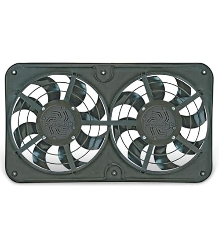 Flex-a-lite 412 Lo-Profile S-blade 12" Dual Electric Puller Fan
