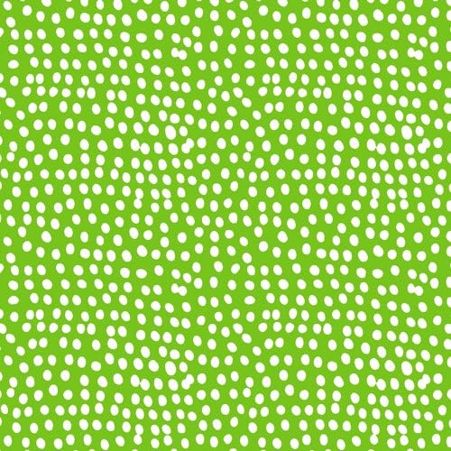 SPOTTY FABRIC - 0.5 Metre - Bright Green Grass Spot Fabric - DASH014 - Flurry by Dashwood - 100% Cotton (Bright Grass Green)