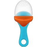 Boon PULP Silicone Feeder, Blue/Orange