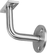 Proster 4PCS Stainless Steel Handrail Brackets Wall Mounted 90° view 7
