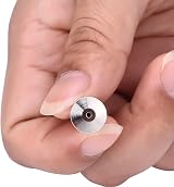 Mudder 30 Pcs Silver Locking Pin Backs for Brooches & Lapels view 2