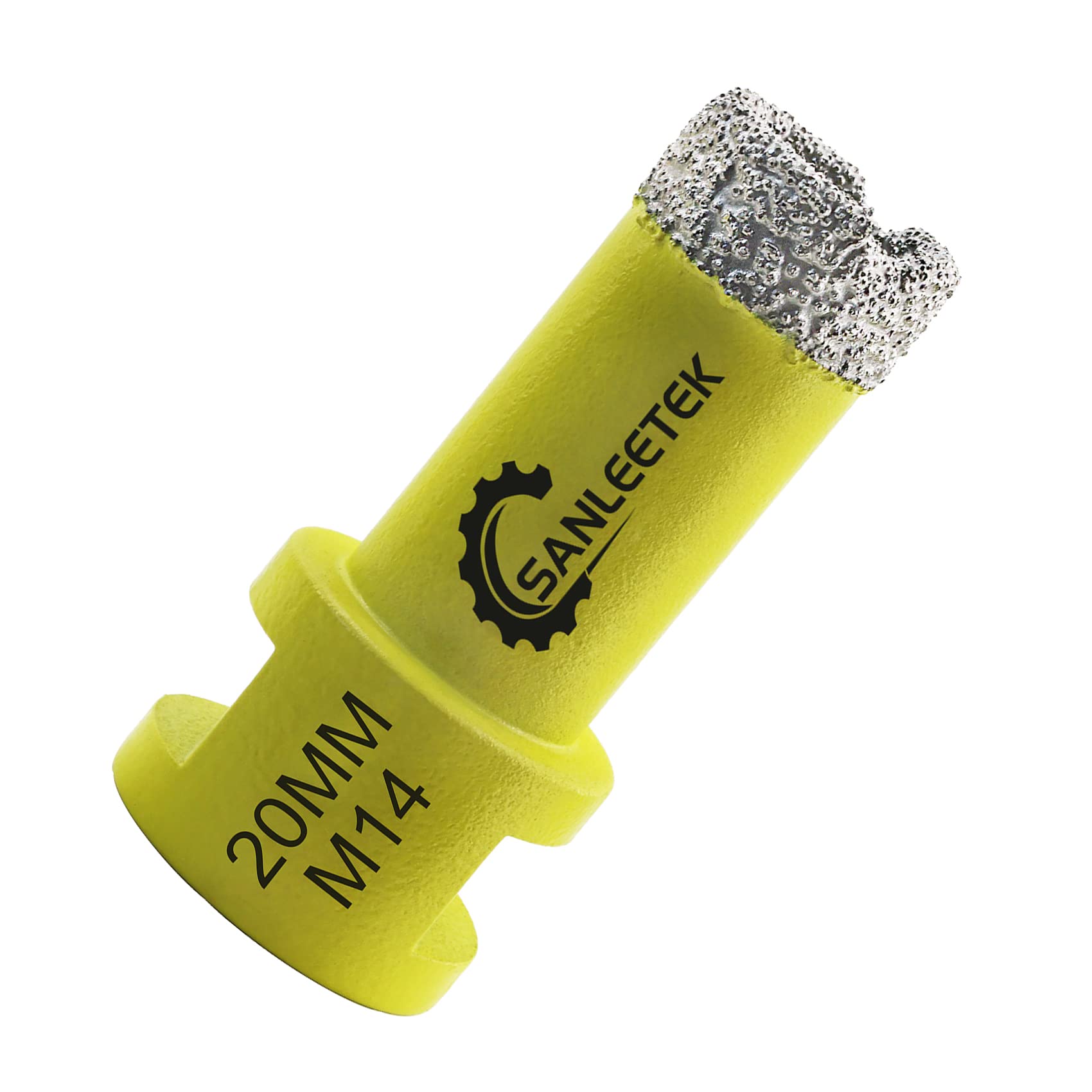 Diamond Tile Drill Bits 20mm SANLEETEK Vacuum Brazed Diamond Hole Saw for Ceramic Porcelain Marble Granite M14 Thread